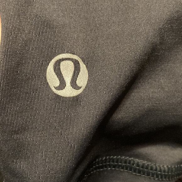 Lululemon Cropped Running Leggings Wet Dry Warm Size 6 - Picture 5 of 9